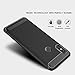 MYLB Xiaomi Mi 6X case/Xiaomi Mi A2 case,with Xiaomi Mi 6X /Xiaomi Mi A2 Screen Protector. (3 in 1)[Scratch Resistant Anti-Fall] Fashion Soft TPU Shockproof Case (Black)
