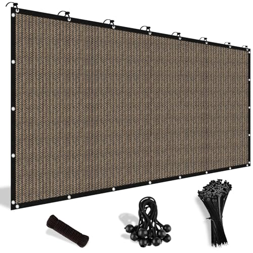 Shade&Beyond 6' X 10' Mocha Shade Cloth