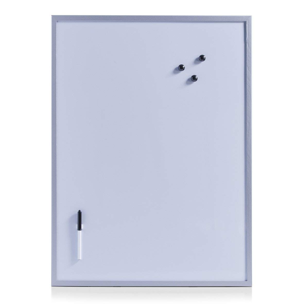Zeller 11510 Magnetic Writing Board 60 x 80 cm Aluminium Grey
