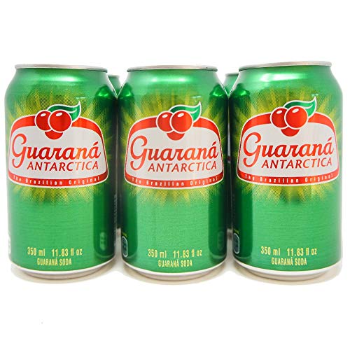 Guarana Soft Drink Refrigerante Guaraná Antárctica 11.83FL.oz (350ml) (Pack of 12
