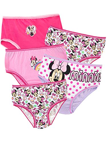 [- Disney Girls Minnie Mouse Knickers Pack of 5  -]