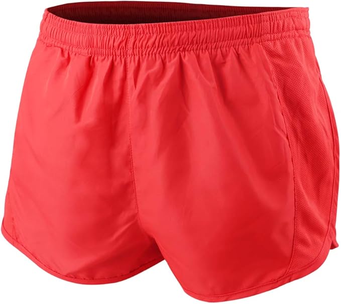 split side running shorts