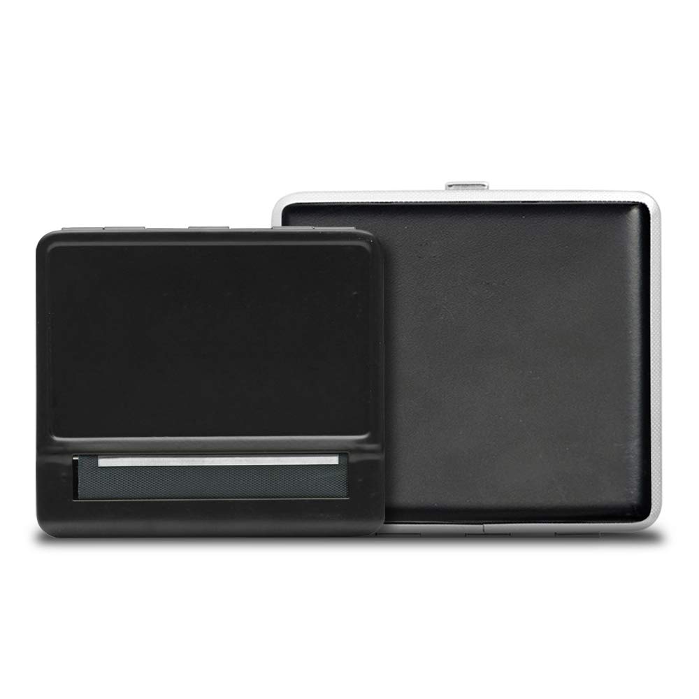 Automatic Cigarette Rolling Machine with Leather Cigarette Case Holder for 70mm Cigarette