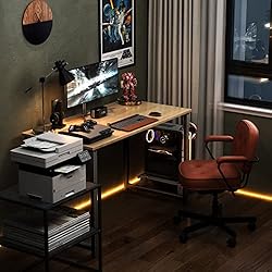 Coleshome 40 Inch Computer Desk, Modern Simple