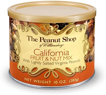 The Peanut Shop of Williamsburg California Fruit & Nut Snack Mix, 10-Ounce Tins