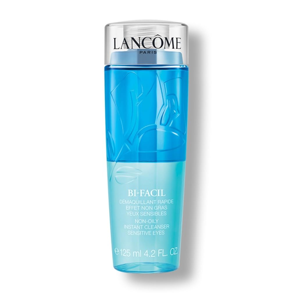Lancôme Bi-Facil Eye Makeup Remover, Non-Oily, Bi-Phase, Dissolves Waterproof Mascara, Instant Action, Gentle for Sensitive Eyes, Effortlessly Removes Make-up, 125Ml