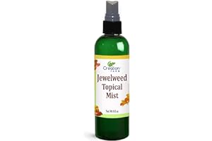 CREATION FARM Creation Pharm Jewelweed Spray - Itchy Skin Relief Remedy for Poison Ivy Oak Large 8 OZ Size Use for Skin Allergy,Rash - All Natural Botanical Base of Plant Extracts