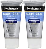 Neutrogena Sport Sunblock Face Lotion SPF 70+-2.5 oz, 2 pack