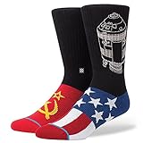 Stance Men's Space Race Socks Black Multi-Color