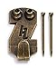 HangZ 12050 2-Hole D-Ring Picture Hanging Kit, 50lb