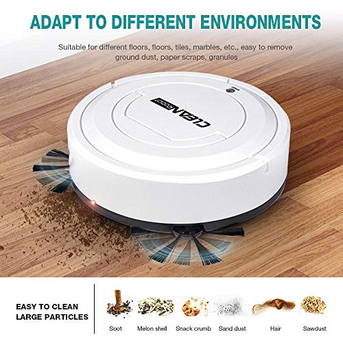 Toy Vacuum Cleaner, Mini Robot Vacuum Cleaner, Pretend Play Kids Home Cleaning Toy with Touch Switch, Housekeeping Floor Cleaning Tools for Children (#3) - Thumbnail 6