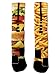 Custom Nike Elite Burger and Fries Socks Large