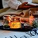 Yinuo Mirror Scented Candles Gift Set, 100% Soy Wax Apothecary Amber Jar Candles, Perfect Women Gifts for Stress Relief and Aromatherapy Relaxation, 3Packthumb 4