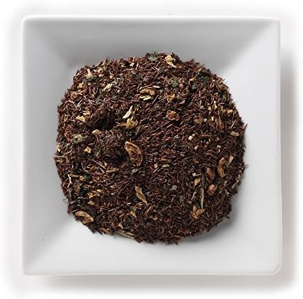 Mahamosa Rooibos Herbal Tea and Tea Infuser Set: 4 oz Pumpkin Cream Rooibos (Red Bush) Tea, 1 Stainless Steel Tea Ball Infuser (Bundle- 2 items)(Tea ingredients: Rooibos tea, honey dew melon cubes, apple pieces, flavoring, stinging nettle leaves, sunflower blossoms)