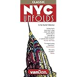NYC Classic Unfolds (Pop-Up Map) by VanDam -- Laminated pocket sized city pop up map to Manhattan with all museums, attractions, hotels, Broadway theaters, office buildings and subway map