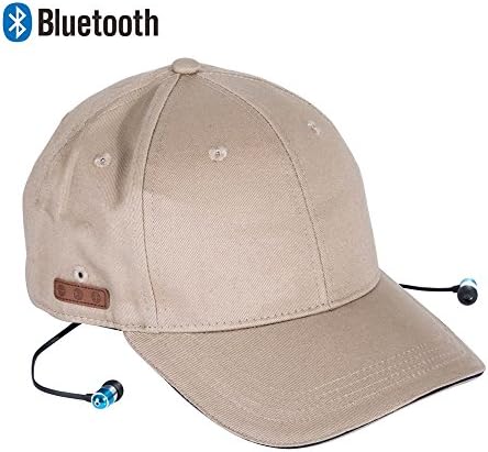 Zibaar Bluetooth Cap Bluetooth Hat with V4.2 Wireless Bluetooth Headset Stereo Speaker and Mic Hands Free Talking for Mobilephone Baseball Cap Earbuds For Men Women - Unisex Camel