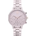 MVMT Nova - Dual Timezone Women’s Wristwatch - Minimalist Dress Watch for Women - 3 ATM/30 Meters Water-Resistant Timepiece - Stainless Steel Analog Women’s Watch with Interchangeable Bands - 38mm