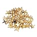 DDLBiz 1 Box New Gold Starfish Metal Deco Charms Nail Art Decoration DIY Stickers