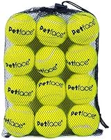 Petface Super Tennis Balls For Dogs Pack of 12 Dry Waterproof Chew Safe view 5