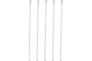 YOKIVE 5 Pcs Micro Reagent Spoon, 2 in 1 Double Head Stainless Steel | Take Out The Sample, Great for Science Labs, Chemistry