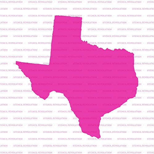 Texas State Stencil Template - Reusable Stencil with Multiple Sizes Available