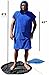 COR Board Racks Changing Towel Poncho Robe Hood | One Size Fits All | Available in Green, Light Blue, Dark Blue, Grey | Great Changing at The Pool Beach
