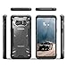 Zizo Proton 2.0 Series Compatible with Samsung Galaxy Note 8 Case Military Grade Drop Tested with Tempered Glass Screen Protector Black Clear