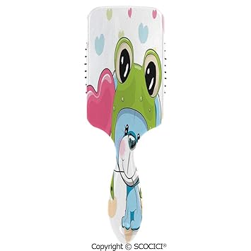 Buy Hair Brush For Women Girls Cartoon Puppy In A Frog Hat With