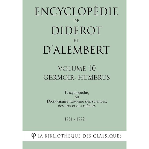 Amazon.com: Encyclopédie de Diderot et d'Alembert - Volume 12 - L