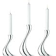 Georg Jensen Cobra Candle Holder Set, Small, Medium and Large Size