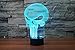 3D Punisher Skull Lighting by Playtime 123 is a Great Nightlight with a Soft Glow for Kids. These Lights Make Beautiful Gifts and Amazing Desk Lamps for Dad. Start enjoying your own 3d Light Today!