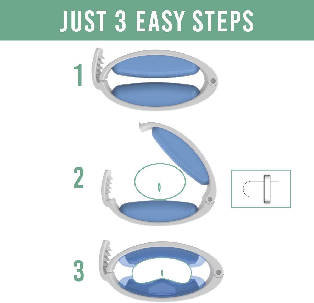 WIESNER Incontinence Clamp - Original Urinary Incontinence Clamp - 3 Adjustable Sizes Included - Comfort and Confidence All Day Long - (Free Pouch Bag) - Money Back Guarantee!: Health & Personal Care
