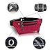 Fitter's Niche Slim Fanny Pack - Water Resistant Waist Bag with 3 Pockets, Adjustable Elastic Belt, and 6.5inch Phone Compatibility - Lightweight and Discreet for Travel, Sports and Outdoor Adventures