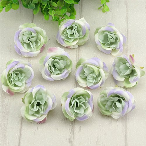Buy 10pcs Lot Mini Artificial Flowers Silk Roses Heads For Wedding