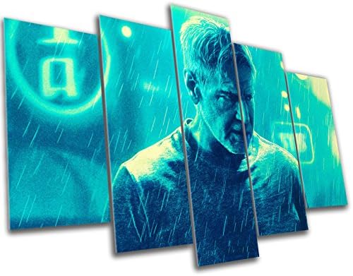 BLADE RUNNER 2049 MOVIE CANVAS PRINT - MULTI PANEL - 5 PANEL CANVAS - WALL ART - FRAMED PRINT - READY TO HANG - HANDMADE