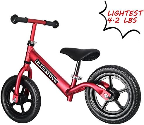 The Lightest Balance Bike for Toddler with Pedal Less for Training Ages 1.5 to 5 Years 4.2 lbs