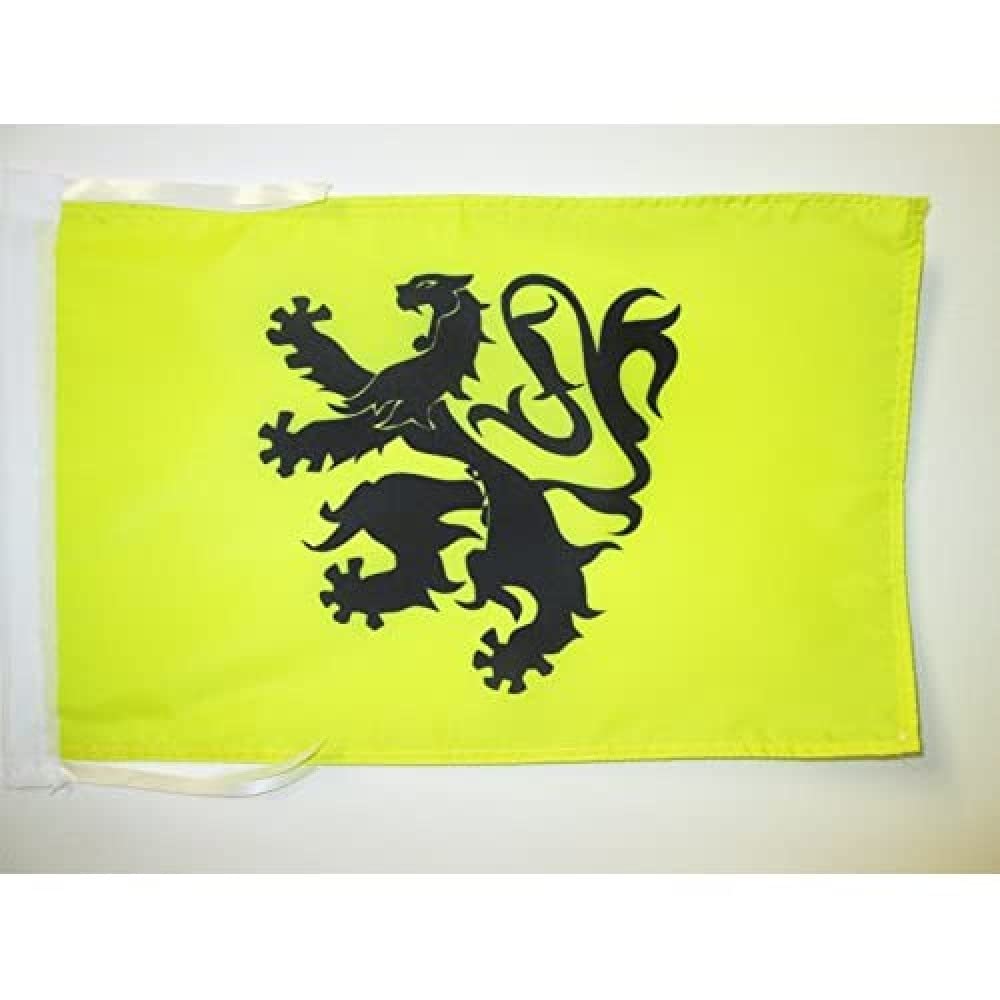 AZ FLAG - Pays de Léon Flag - 18'' x 12'' - 100% Polyester Léonais in Brittany Small Banner with Two Cords - Fade Resistant - Vivid Colors - 18x12 in - 45x30 Cm — image 1