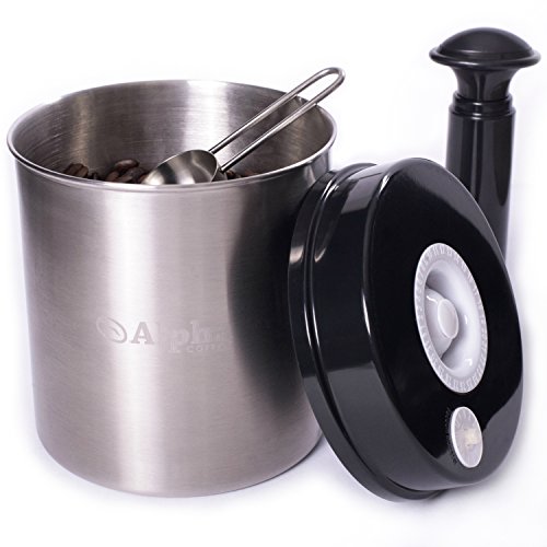 ★FREE SHIPPING★Coffee Storage Container. Best Vacuum Seal Canister For