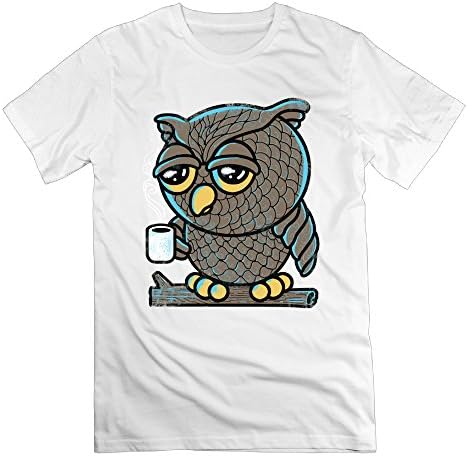 Men Owl Drink Coffee Owl Drink Coffee Graphic Design Colleges Tshirt