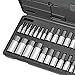 CARBYNE 33-Piece Master Hex (Allen) Bit Socket Set | SAE & Metric. Includes Metric 2mm - 19mm, SAE 5/64 in. - 3/4 in., S2 Steel Bits, Cr-V Sockets, Durable Case | 1/4, 3/8, & 1/2 in. Drive