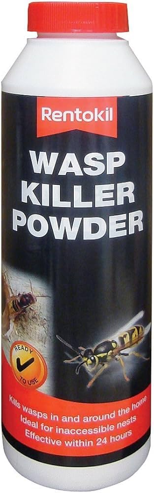 UKDD® Rentokil Wasp Nest Killer Powder Wasps Nests in & Around The Home Fast Action 300g (Pack of 1)