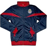 Icon Sports Youth Compatible with Chivas De Guadalajara Jacket Zipper Soccer Jacket Navy
