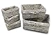 Nesting Storage Baskets Wicker Basket (5 Piece Set)