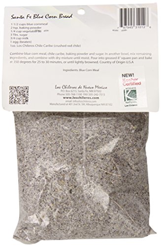 Los Chileros Blue Corn Meal, 12 Ounce(Package may Vary)
