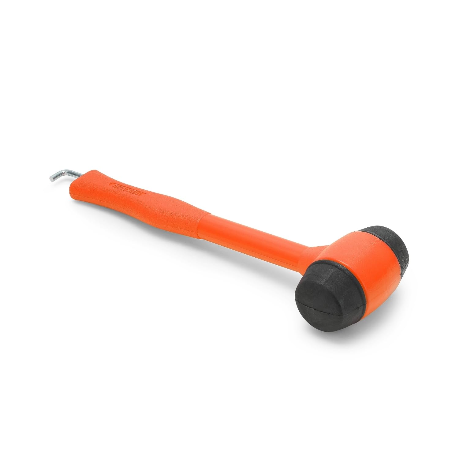 MOSCATELLI Multi-Purpose Camping Hammer, Robust and Ergonomic Mallet Hammer with Hook for Removing Pegs – Orange — image 1