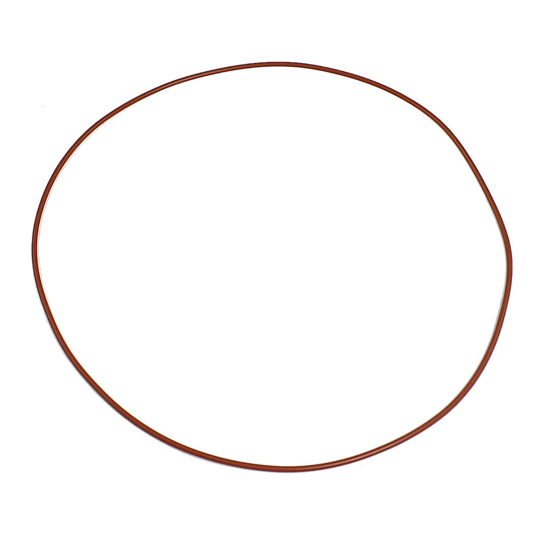 Sourcingmap 200mm x 195mm x 2.5mm Silicone O Ring Oil Seals Washers Red