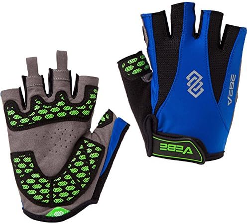 SBD VEBE Mens Sports Professional Non-Slip Biking Riding Gloves Cycling Accessaries,Deepblue,L