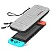 Ultra Slim Carrying Case for Nintendo Switch, innoAura Portable Hardshell Travel Protective Cover fit Switch Console, 8 Game Cartridges Accessory