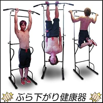 Amazon ぶら下がり健康器 ぶら下がり健康機懸垂マシン Sanichi 懸垂器具
