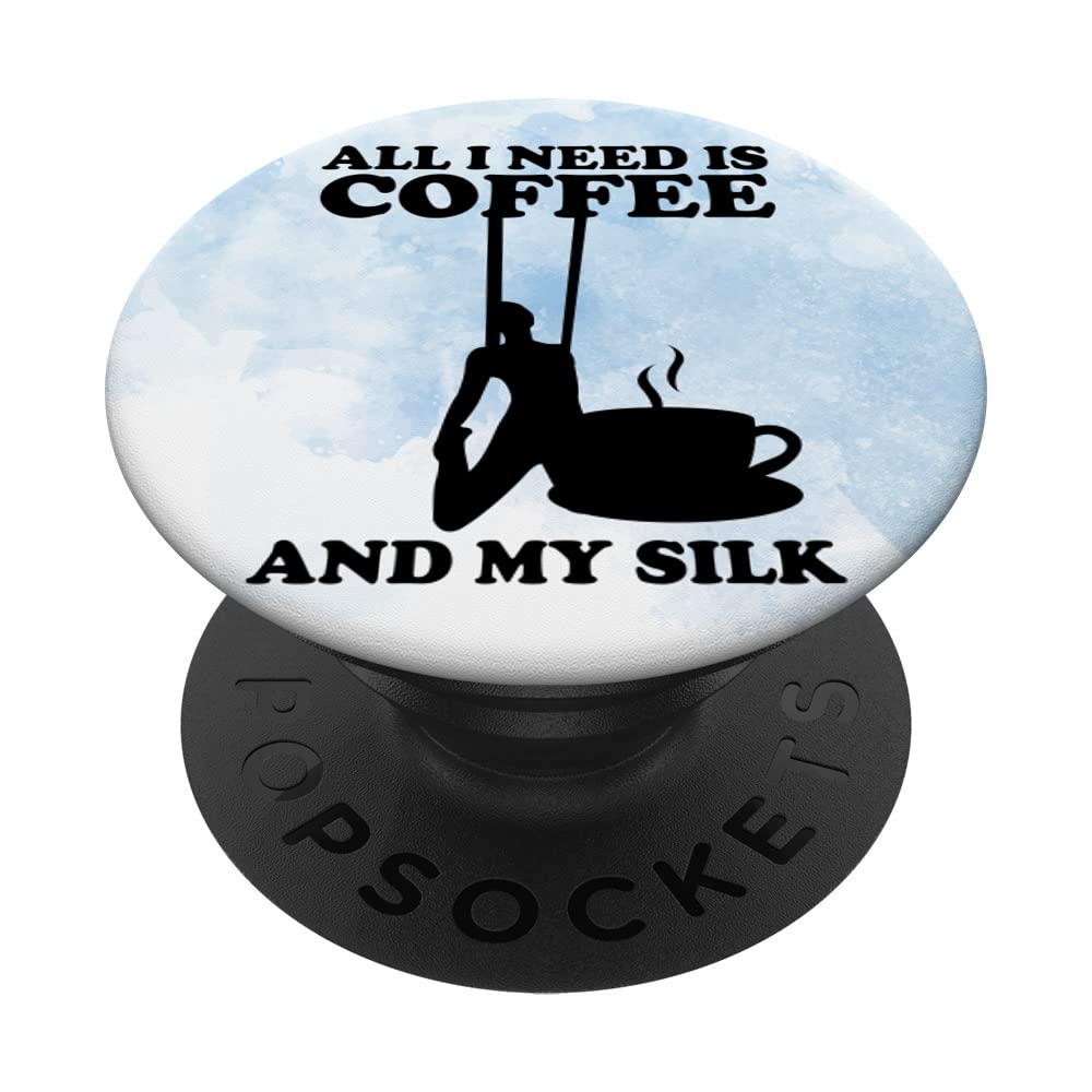 Aerial Yoga Aerial Silks Aerialist Air Yoga Watercolor PopSockets Swappable PopGrip